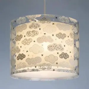 Comparateur de prix : Suspension Dalber CLOUDS pour chambre d'enfant, grise