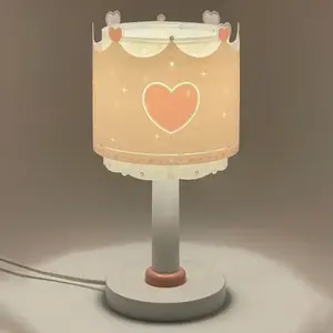 Dalber Lampe de table pour enfants Little Queen, G4, Ø 15 cm pas cher