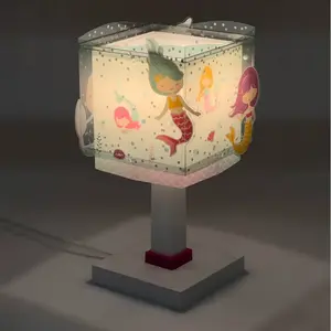 Dalber Lampe de table pour enfants Mermaids, G4, largeur 16 cm pas cher