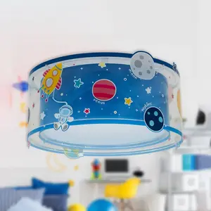 Plafonnier Dalber PLANETS, multicolore, motif spatial pas cher