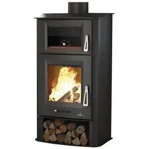 Bronpi - Poêle à bois avec four Tudela 13 kW pas cher