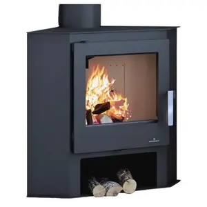 Poêle à bois d'angle Bronpi Lerma 8.7 kW pas cher
