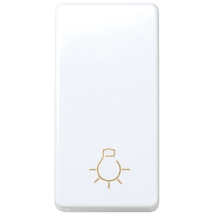 LEDKIA Efectoled - Bouton-Poussoir Simple Étroit avec Voyant simon 27 Play 27151 Blanc pas cher