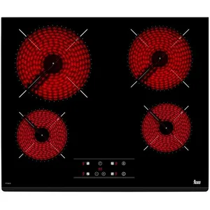 Plaque chauffante en céramique - Teka - TZ6415 - Intégré - Verre - 6300 W - Noir pas cher