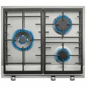 Teka EX 60.1 3G AI AL DR CI Plaque Gaz Butane 3 Zones 60cm Inox pas cher