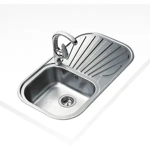 Comparateur de prix : Évier simple - Teka - 11107021 STYLO - Gris - 1 bac - 1 compartiment