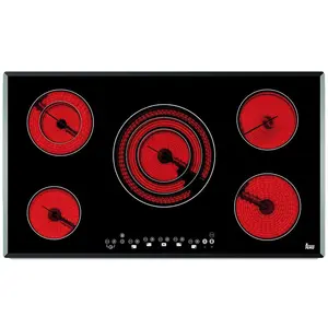 Teka TR-951 Plaque Vitrocéramique 5 Zones 90cm Noir pas cher