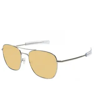 Fashion cool unisex gold sunglasses men women ocean transparent blue, Lunettes De Soleil, pas cher