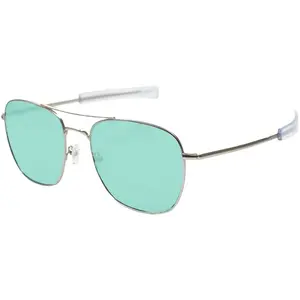 Ocean Sunglasses Lunettes de soleil - Sidney - Monture argentée brillante - Acétate - Catégorie 3 - Aviator pas cher