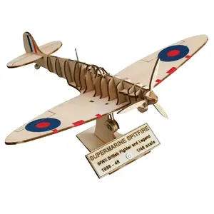 Comparateur de prix : Artesania Maquette avion en bois Art & Wood : Spitfire Supermarine Bat...