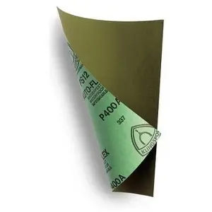 Artesania Papier abrasif : Set de 4 papiers fins : Vert pas cher