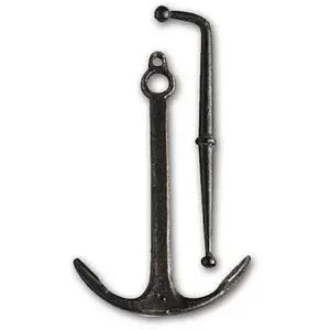 Artesania Accessoire pour maquette de bateau en bois : Ancre à jas 40 x 25 mm