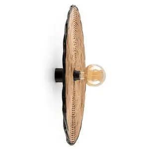 Faro COSTAS-Applique murale Rotin Ø60cm/l7cm pas cher