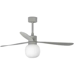 Comparateur de prix : FARO BARCELONA Ventilateur de plafond Amelia Ball lampe LED gris