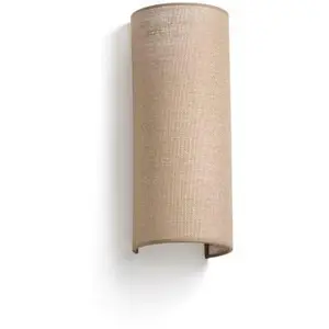 Faro OTTON-Applique murale Ronde 2 lumières Textile Ø15cm pas cher