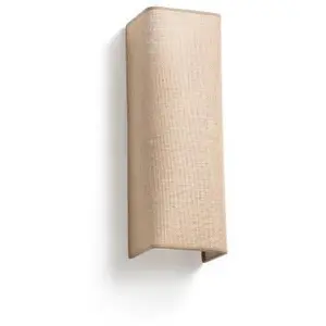 Faro OTTON-Applique murale Verticale 2 lumières Jute H37cm pas cher