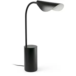 Comparateur de prix : FARO BARCELONA Lampe à poser Liggera, noir, acier, hauteur 27,9 cm