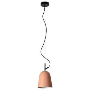 Faro Studio Plafonnier Suspendu Dôme 16 Cm Noir Mat, RoseVendu parluminaire