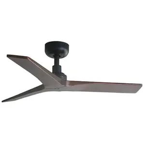 Comparateur de prix : Faro Klim Petit Ventilateur De Plafond Dc Noir Et Noyer, 6 Vitesses