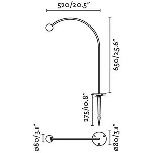 Comparateur de prix : FARO BARCELONA Lampe sur piquet LED Cuca, noir, acier inoxydable/verre, hauteur 65 cm