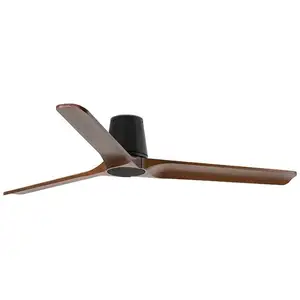 Comparateur de prix : HEYWOOD TUB L Ventilateur de plafond noir sans lumière 33839
