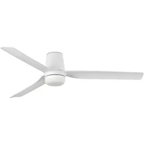 Comparateur de prix : FARO BARCELONA Ventilateur de plafond Tub Medium à LED blanc DC, 6 vitesses
