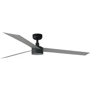 Faro Barcelona - cruiser xl Ventilateur de plafond avec lumière noir/a... pas cher