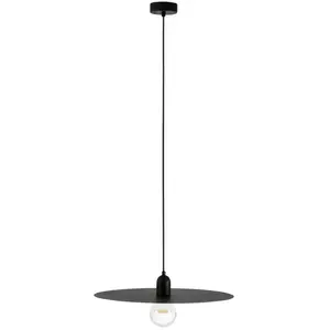 Comparateur de prix : Faro Plat - Suspension À 1 Ampoule En Forme De Dôme Noir, E27