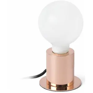 Faro Barcelona Lampe de table cuivre Ten 1 ampoule pas cher