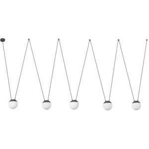 Suspension - FARO - Mine 5 - Gris clair - E27 - 5 ampoules - Dimmable