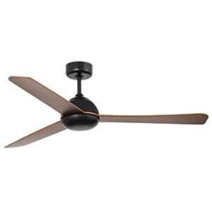 Faro Barcelona - Ventilateur de plafond Grid dc Noir avec télécommande pas cher