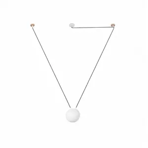 Faro Suspension blanche Mine 1 ampoule