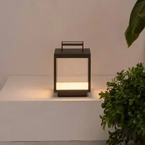 Comparateur de prix : Faro Kerala Lampe Baladeuse Led D'extérieur Rechargeable Métal/Verre H27cm