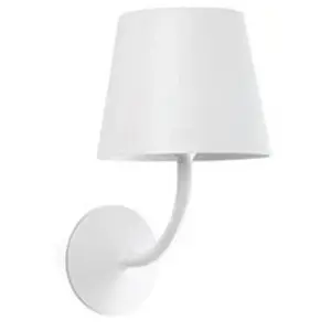 Comparateur de prix : FARO BARCELONA Applique d’extérieur LED Toc en aluminium, blanche