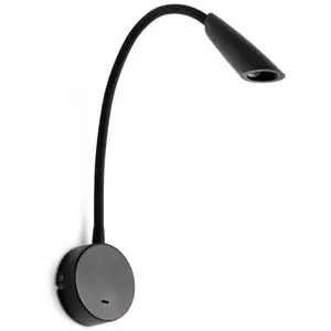 FARO Aplique murale noire Boken pas cher