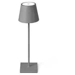 Comparateur de prix : FARO BARCELONA Lampe à poser LED Toc chargeur USB, IP54, grise