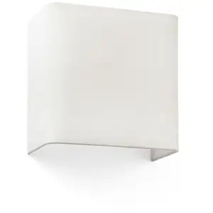 Non communiqué Faro - Applique murale carrée en coton beige 200x 205x 108, E27 pas cher