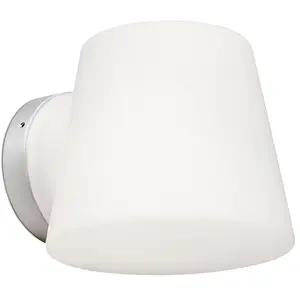 Comparateur de prix : Faro BIANCA-Applique murale IP44 Métal et Verre H11cm