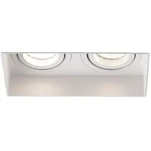 Comparateur de prix : Faro HYDE-Spot encastré 2 lumières avec porte-lampe L16,4cm