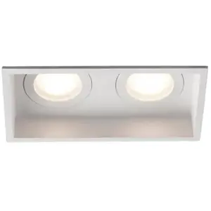Comparateur de prix : Faro HYDE-Spot Encastrable 2 Lumières IP44 avec porte-lampe L17.1cm