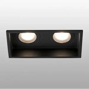 Faro HYDE-Spot Encastrable 2 Lumières IP44 avec porte-lampe L17.1cm pas cher