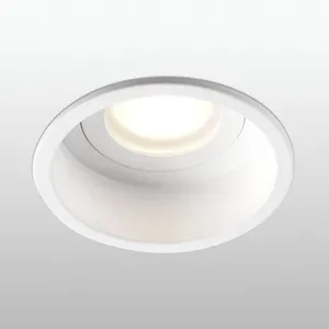 Comparateur de prix : FARO BARCELONA Spot encastré Hyde 1 lampe cadre rond IP44 blanc