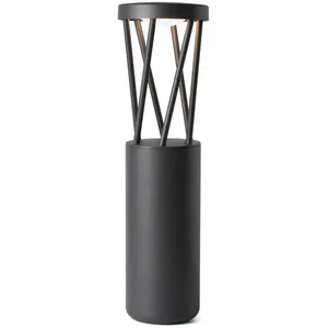 Lanterne de jardin Twist Gris foncé 1 ampoule 50cmVendu parluminaire