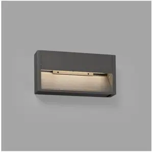 Comparateur de prix : Faro grada-2 - applique murale led extérieure gris foncé 6w 3000k ip54