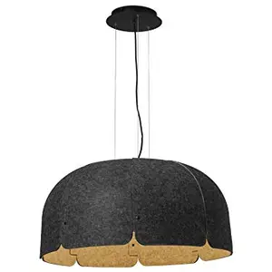 Faro Barcelona 20104 - MUTE LED Lampe suspension marron et gris foncé 4000K de NAHTRANG