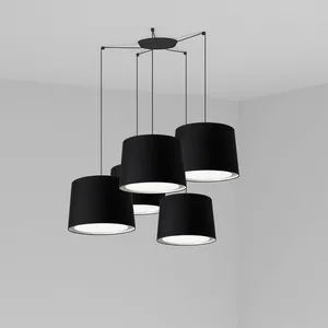 Faro conga - plafonnier cluster noir, e27
