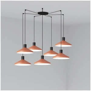 Faro kombo - plafonnier cluster orange, e27