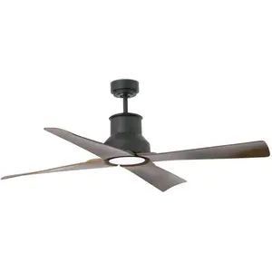 Comparateur de prix : FARO BARCELONA Ventilateur plafond Winche M lampe LED IP44 noir