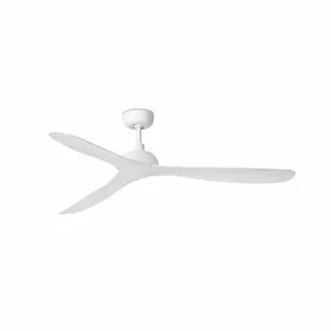 Comparateur de prix : Faro GOTLAND-Ventilateur de plafond 3 pâles Acier/ABS Ø132cm Blanc