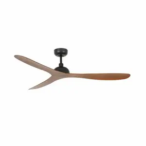 Comparateur de prix : Faro GOTLAND-Ventilateur de plafond 3 pâles Acier/ABS Ø132cm Noir